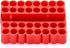 QWORK Screw Bit Holder Storage Box, 4 Pack with 33 Hole Hex Bit Holder Rack