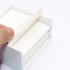 NatSumeBasics White Sticky Note Holder, 3x3 Inch Self Stick Notes Cube Dispenser for Office Home School