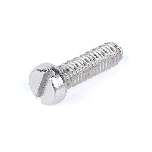 CLXDKLKEQ 2/4/10/25/50pcs M1.6 M2 M2.5 M3 M4 M5 M6 M8 M10 GB65 304 Bolt(6mm,10Pcs M4) Stainless Steel Slotted Flat