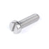 CLXDKLKEQ 2/4/10/25/50pcs M1.6 M2 M2.5 M3 M4 M5 M6 M8 M10 GB65 304 Bolt(6mm,10Pcs M4) Stainless Steel Slotted Flat