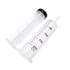 AKRAF 3 Pack 200ml Syringe for Scientific Labs, Refilling, Measuring