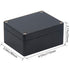 2 Pack Project Box IP65 Waterproof Junction Box ABS Plastic Black Electrical Boxes DIY Electronic Project Case Power Enclosure 4.53"x3.54"x2.17"(115x90x55mm)
