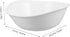 VICASKY Portable Oval Face Wash Basin - Stackable Cleaning Tub for Home and Salon