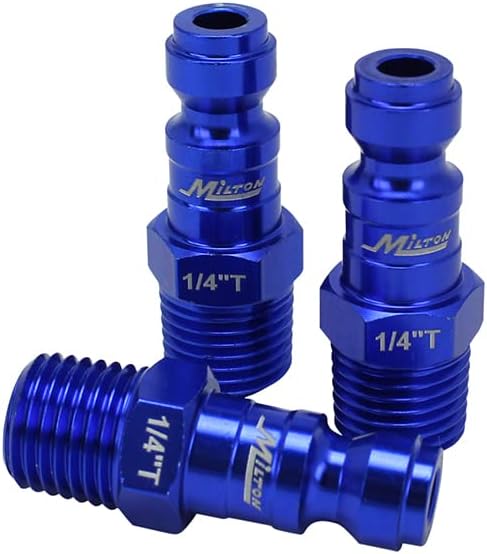 ColorFit Coupler & Plug Kit - 5 Piece, T-Style 1/4" NPT Blue