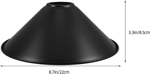8.66 Inch ARTIBETTER Industrial Vintage Metal Chandelier Shade Retro Cone Ceiling Holder Replacement Lamp Cover