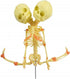 EVOTECH SCIENTIFIC Human Infant Skeleton Model, Twin-Skull, Human Fetus Skeleton W/Double-Skull Model for Medical Study