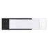 SmartSign Magnetic 'C' Channel Label Holders for Metal Racks and Shelves, 0.75" x 2", Pack of 25