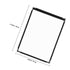 2-Side 21.6 28 Cm PVC Menu Book Restaurant Menu Holder with White Corner X for Bars Cafes and Dining Tables