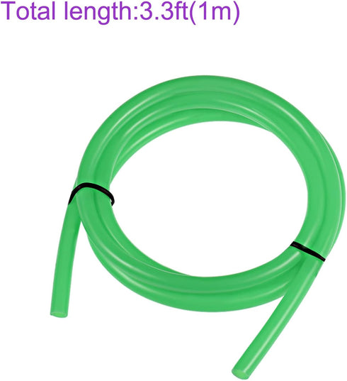 DMiotech 5/32" ID 1/4" OD Green Silicone Tube, 3.3 Feet Industrial Silicone Tubing for Water Air Pump