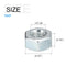 Hex Nuts (1/4"-28) 100Pcs, Carbon Steel Fine Thread Zinc Plated Hexagon Nut Hardware - for DIY Home Repair Machinery, Silver