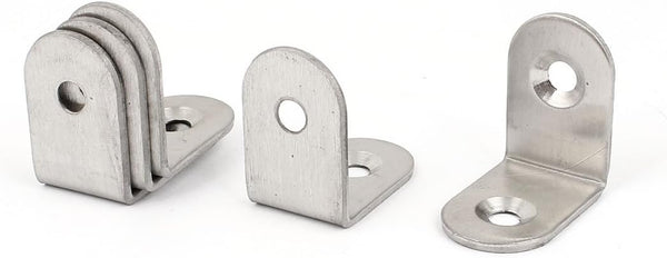 Aexit Furniture Shelf 25x25x15mm L Shaped Angle Brackets Corner Braces Supports 5pcs (9d7a48590e7a66717718a1566314710c)