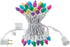 C3 50 Count 120V Easter String Lights LED Multi Color Glass Lights Easter Pastel Light UL Certified Connectable Outdoor