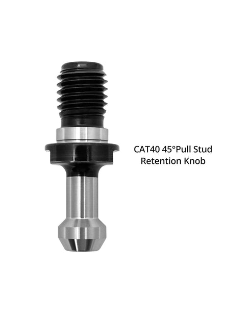 QWORK Heavy Duty CAT40 45° Pull Stud Retention Knob Set for HAAS CAT 40 CNC Tool Holders