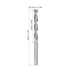 uxcell Solid Carbide Twist Drill Bits 3.2mm, Metric Left Hand Spiral Flutes Straight Shank Tungsten Steel Drilling Tool for Stainless Steel Alloy Metal, 2pcs