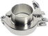 TNMHHM 304 Set Dairy(45mm) Stainless Steel Sanitary Tri Clamp - Weld Ferrule, Tri Clamp, PTFE/Silicone ket for Food