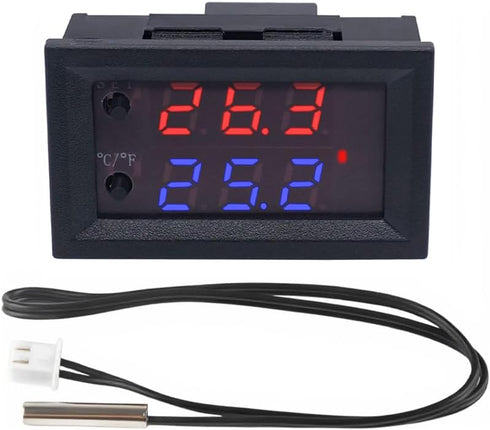 Joyzan 12V Electronic Temperature Controller, Digital Thermostat Control Module LCD Accuracy Micro