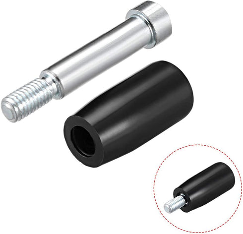 uxcell Revolving Handwheel Machine Handle M5 Male Threaded Stem for Milling Machines