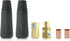 Welding Cable Joint Quick Connector Pair, DINSE-Style 100Amp-200Amp (#6-#4) 10-25 SQ-MM 2-Set