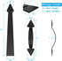 ZEKOO Garage Door Magnetic Decorative Hardware Kit, Set of 6 Faux Hinges and Handle for Garage Door Decoration.