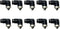 Pneumatic Male Elbow 1/8 Inch OD Tube x 10-32 UNF Push to Connect Fittings PL1/8-U10(Pack of 10) by VETLEY