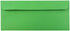 JAM PAPER #10 Business Colored Envelopes | Peel and Seal Closure - Green Recycled, 100/Pack