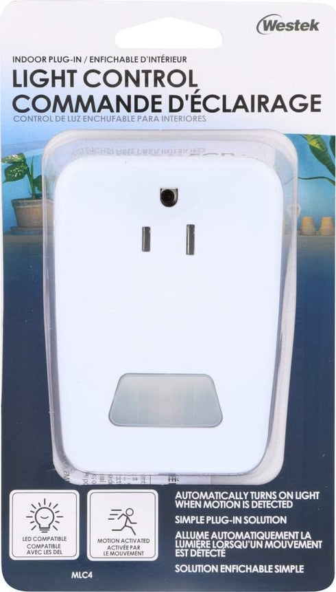 Westek Motion Sensor Light Control - Plug-in Convenience