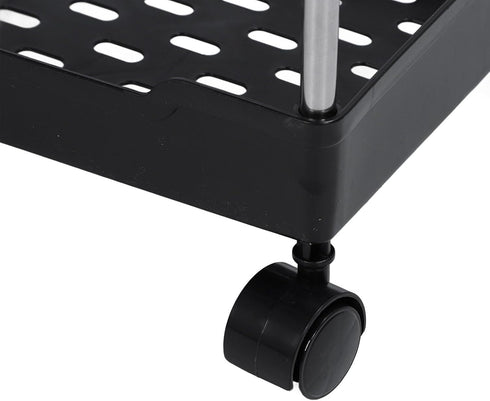 Miriam Song 4 Rolling Cart, Widened PP Stainless Steel, Tier with Wheels, Storage Trolley for Bathroom Furniture