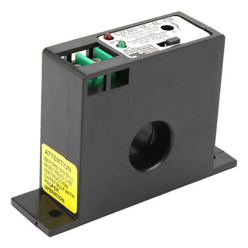 Walfront AC Current Switch SZC03-NC-AL-CH Adjustable Current Sensing Switch for Flash Buzzer Relay and Single-Chip AC