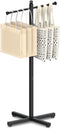 Ansionsol 42-48 Inch Adjustable Height Shopping Bag Rack, Heavy Duty Metal T-shaped Grocery