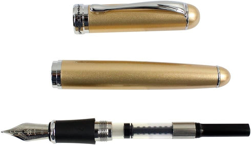 Jinhao X750 Fountain Pen Set, Medium Nib, 5 pcs Business Executive Pen