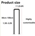 PAUANI 35cm U-shaped Industrial Iron Pipe Stairs Handrail - Metal Stair Railing, Anti-slip Side-mounted Stair Handrail
