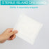 EaseCare 30 4" 4" Pcs Feeding Tube Covers G Peg Tube Holder Split Drain Adhesive Bandages for Dialysis Catheter x