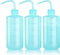 Melphoe Tattoo Wash Bottle Squeeze, 3Pcs 500ml Squirt Bottle for Medical Lab Washing, Blue