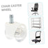 LIFKOME Set 4 Swivel Replacement Caster Wheels for Office Chairs and Furniture -
