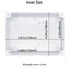 Junction Box, Zulkit Project Box with Reserved Holes IP65 Waterproof Dustproof Electrical Box White