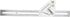 Combination Square with Bubble Level, Silver Flexible Woodworking Triangle Ruler Carpentry Tools