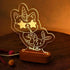Personalized LED Night Light Custom Engraved Kawaii Animal Mermaid Lamp with Name Cute Unicorn Cat & Fox Light Kids