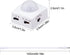 16.4ft(5M) 6000K 3 3 3 GOMING Motion Sensor COB LED Light Strip Cool White Lighting Modes Timing Off Modes Brightness
