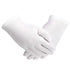 10 Pairs Archival Photo Gloves, White Work Gloves for Handling Art and Photography