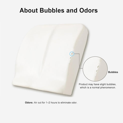 WLLYXUS Tailbone (Gray,1pc) Memory Foam Seat Chair Cushion for Relieves Back Sciatica Pain Cushion Low Back Pain