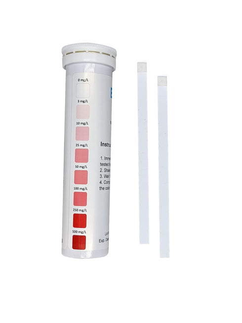 Iron Test Strip 0-500 PPM Aqueous Fe2+ (Ferrous) Iron, 50 Strips