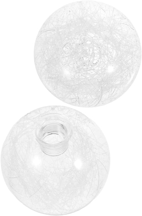 Outanaya 2pcs Glass Globe Shade Replacement for Pendant Lighting Elegant Lampshade for