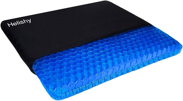 Helishy Gel Seat Cushion, Double Thick Egg Gel Cushion for Pressure Pain Relief,