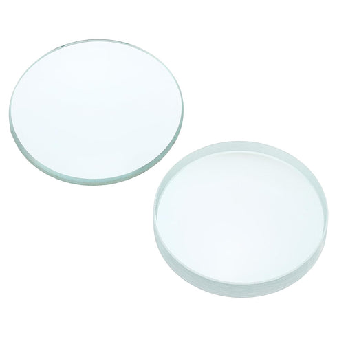 PATIKIL 10cm Focal Length 50mm Double Concave and Convex Lens Set, 2 Pack Glass Optically Polished for Physics