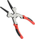 8" Multifunction Welding Pliers, Carbon Steel MIG with Insulated Handle, Long Nose and Wire Cutting
