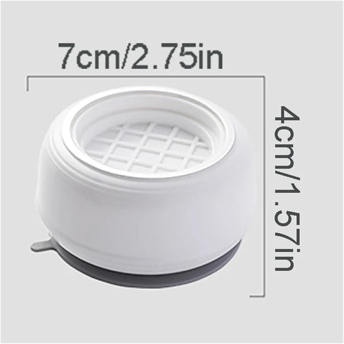 X psblty 4Pcs Shock And Noise Cancelling Washing Machine SupportbNoise Reducing Anti Slip Anti Vibration Rubber Washing