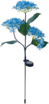 Generic Ip55 Solar Stake Lights Waterproof, Solar Lights Outdoor with Three Blue Flowers, Solars Garden Light Outdoor