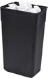 13 Inch 9.2 Inch 1 Restaurantware RW Clean x Waste Basket Slim Trash Bin - Attachable For Office Black Plastic Trash