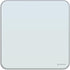 U Brands Square Magnetic Glass Dry Erase Board, 12 x 12 Inches, Frameless, Marker Included (2343U00-01)