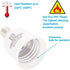 E12 E26 Bulb E12 E26 E12 E26 E12 2PACK to Light Base Adapter, Light Socket to Regular Medium Screw Base, Candelabra